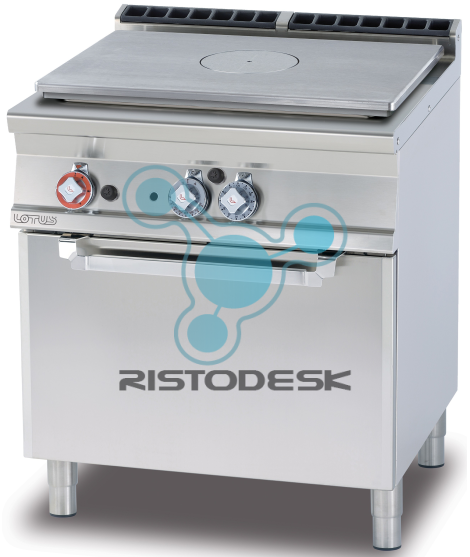 Cucina tuttapiastra a gas professionale: tpf-78ge