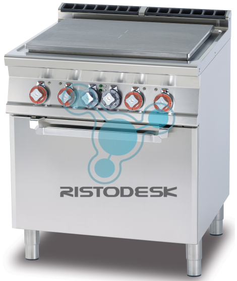 Cucina tuttapiastra elettrica professionale: tpf-78et