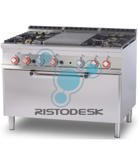 cucina-a-gas-professionale-con-forno-elettrico-tpf4-912ge-ristodesk-1